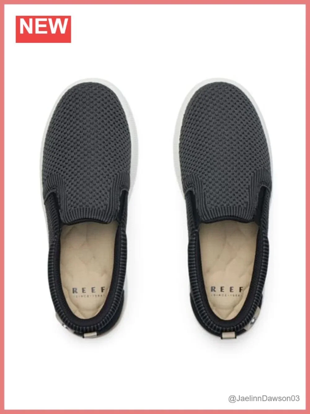 Women's Slip-On Knit Fashion Sneakers with Suede Heel, Cushioned EVA